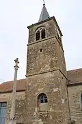 Le clocher de l'église.