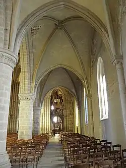 Voutes du bas-côté sud de la nef.