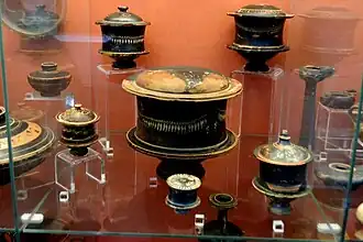 Exposition au musée archéologique de la ville.