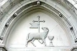 Portail de l'église Saint-Andreas à Brunswick