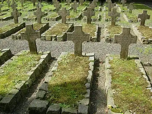 Cimetière de prisonniers roumains.