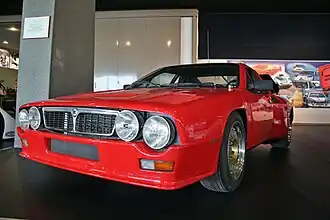 Le prototype Lancia-Abarth SE 037 de 1980 à l'origine de la 037