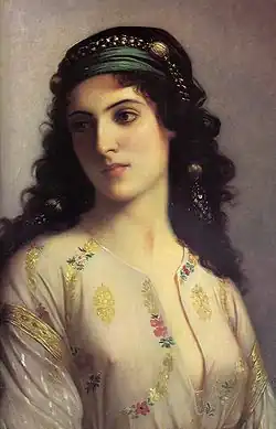 La Juive de Tanger (1874) de Charles Landelle