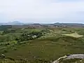Vue sur les landes nord-ouest du Fanad depuis le Lurgacloughan.
