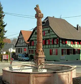 Fontaine publique de 1661.