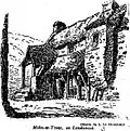 L'ancien moulin Milin-ar-Trez (dessin de Louis Le Guennec en 1929).