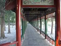 La galerie couverte.