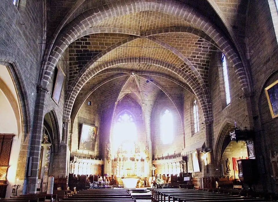 Nef de l'église Saint-Gal.