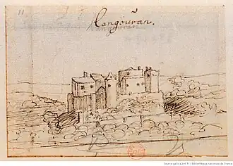 Le château de Langoiran.
