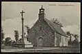 La chapelle de Saint-Jean-Perrien au début du XXe&nbsp;siècle.