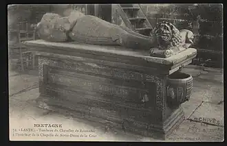 Tombeau de Guillaume de Rosmadec (début XXe siècle)