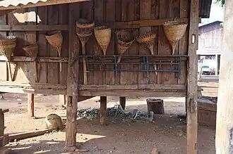 Poulailler à Ban Lao Ngam.
