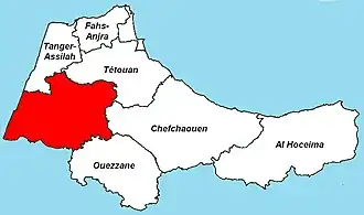 Carte de la circonscription.