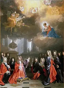 Ex-voto à sainte Geneviève, Nicolas de Largillierre
