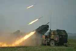 LAROM durant un exercice militaire