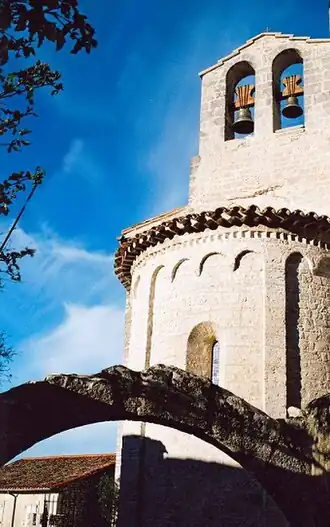 Le chevet de la chapelle Saint-Jean
