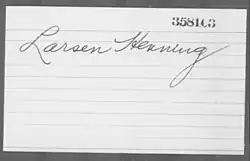 signature de Henning Larsen