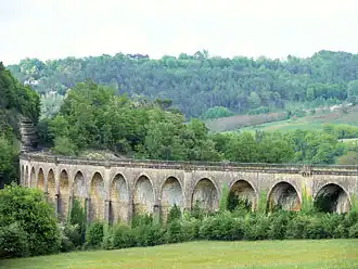 Le viaduc ferroviaire de Larzac.