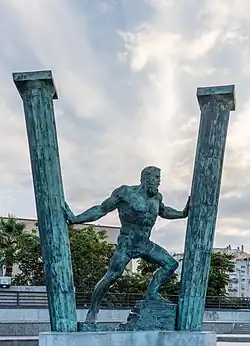 Les deux Colonnes d'Hercule, Abyle et Calpe (Ceuta).