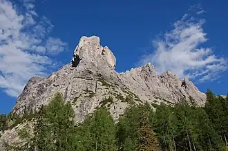 Vue de la Laserzwand depuis le sud.