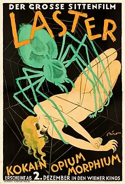 Description de l'image Laster der Menschheit (1927) poster.jpg.