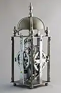 Horloge lanterne en fer, ca. 1500.