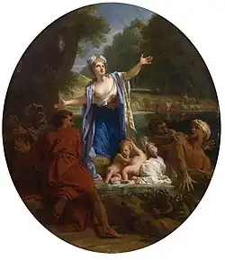 Latone et les paysans de Lycie, Jean Jouvenet, musée d'art et d'histoire de Meudon.