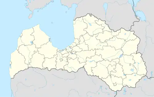 Voir sur la carte administrative de Lettonie