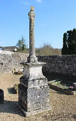 État actuel du calvaire mutilé en 2022.