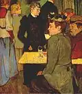 Toulouse-Lautrec: Un coin du Moulin de la Galette National Gallery Washington