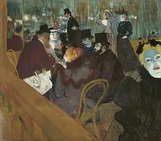 Henri de Toulouse-Lautrec,Au Moulin Rouge (1892)