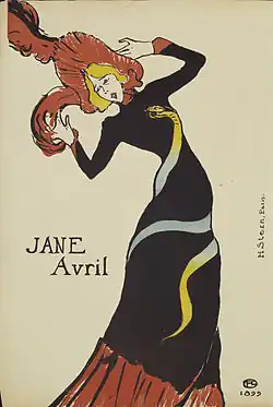 Jane Avril (1899) par Lautrec