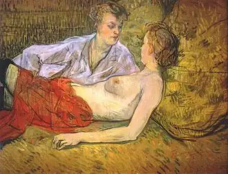 Les Deux Amies par Toulouse-Lautrec