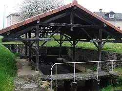 La Tardoire au lavoir de Buas à Châlus.