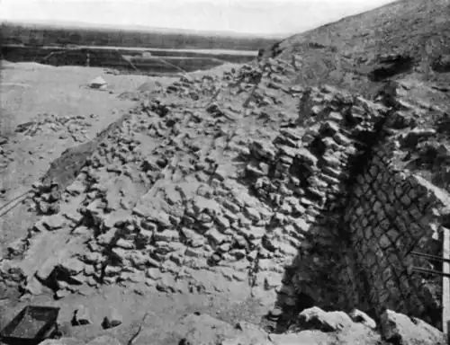 Vue des tranches de la maçonnerie, 1910