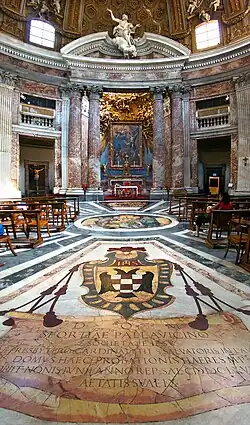 Intérieur de l'église Sant'Andrea al Quirinale.