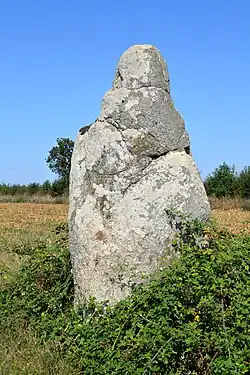 Le menhir.