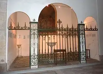 Chapelle du baptistère.