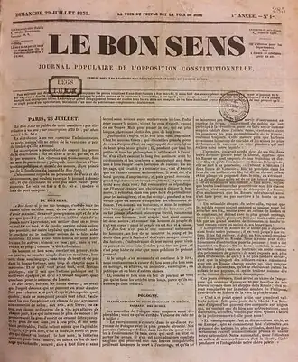 Image illustrative de l’article Le Bon Sens