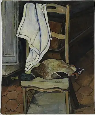 Suzanne Valadon (1865-1938), Le Canard, 1930, huile sur toile, 73 × 60 cm.