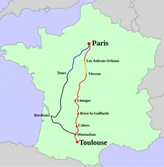 Voir la carte du parcours.