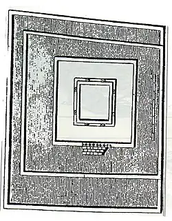 Temple découvert par Grivaude de la Vincelle.