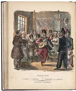 Les Costumes du Peuple Polonais, lithographie de Simon d'après Jan Lewicki.