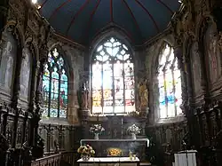 Le chœur de l'église.