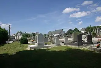 L'actuel cimetière.