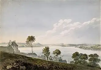 Le Fleuve Saint-Laurent vu de la Haute-Ville de Québec