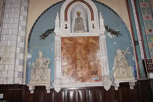 Monument hommage aux victimes de la guerre 14-18.