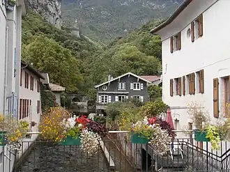 Le Furon à l'entrée de Sassenage.