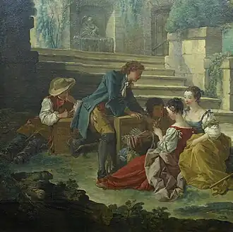 François Boucher, Le Galant Colporteur.