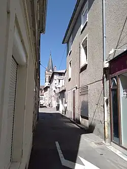 Une rue du Grand-Lemps.